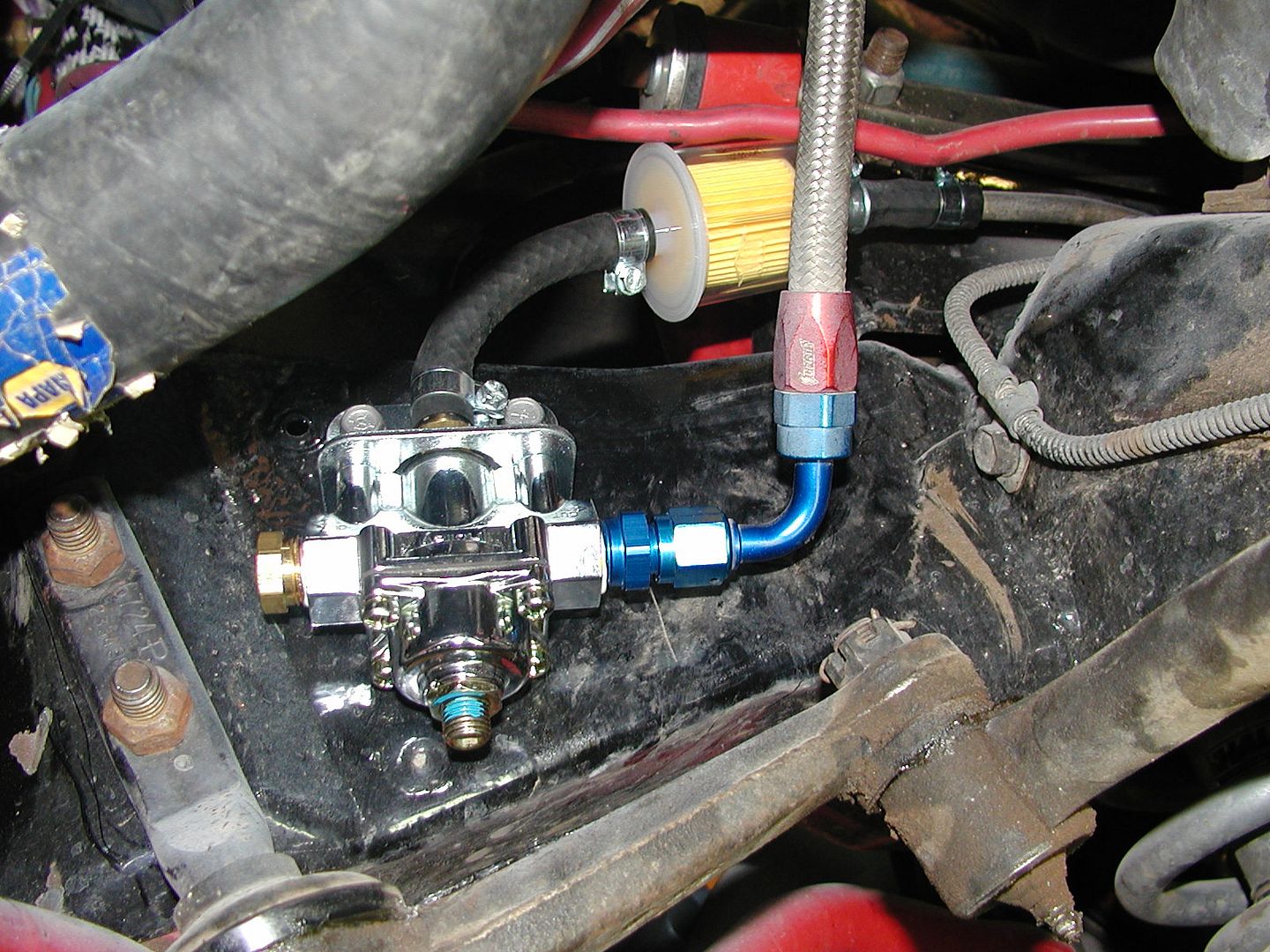 fuel pressure regulator mounting ideas/pics Team Chevelle